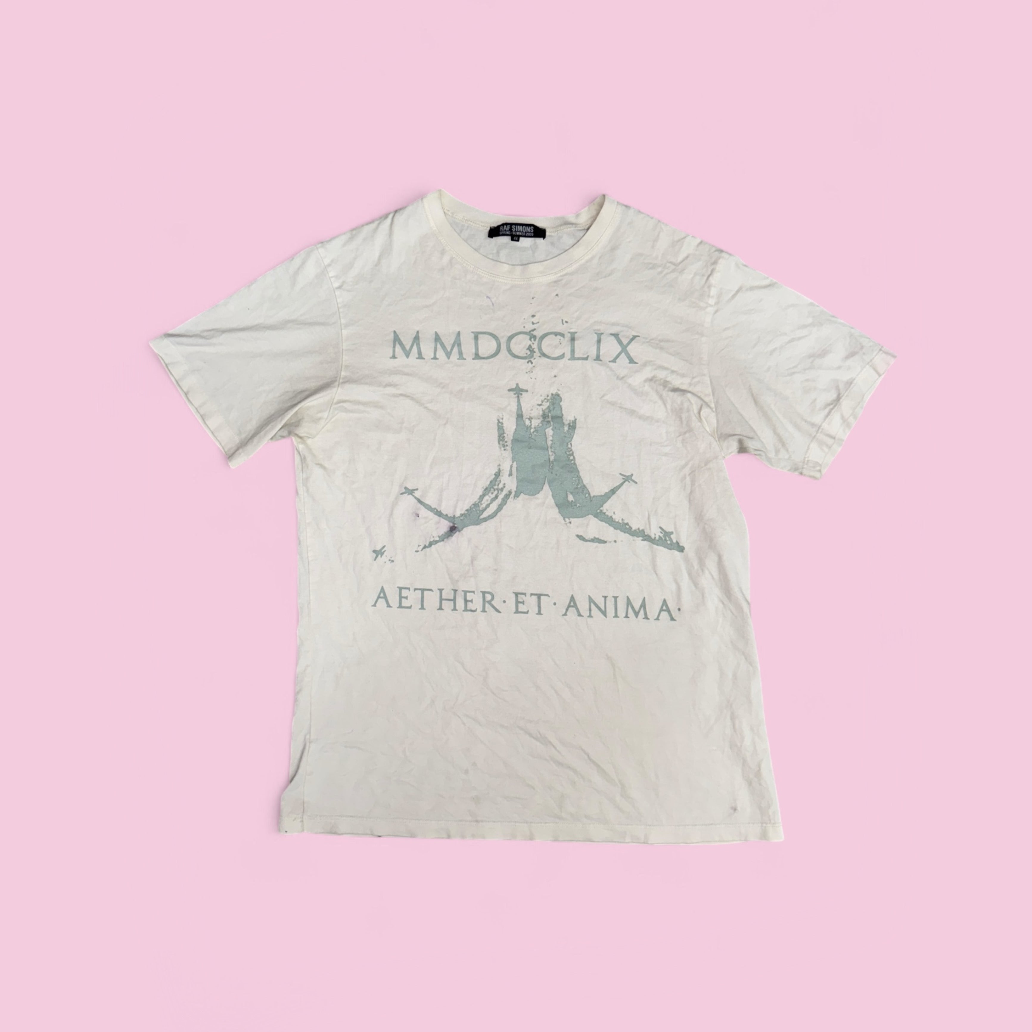 ss06 raf simons "icarus" aether et anima tee