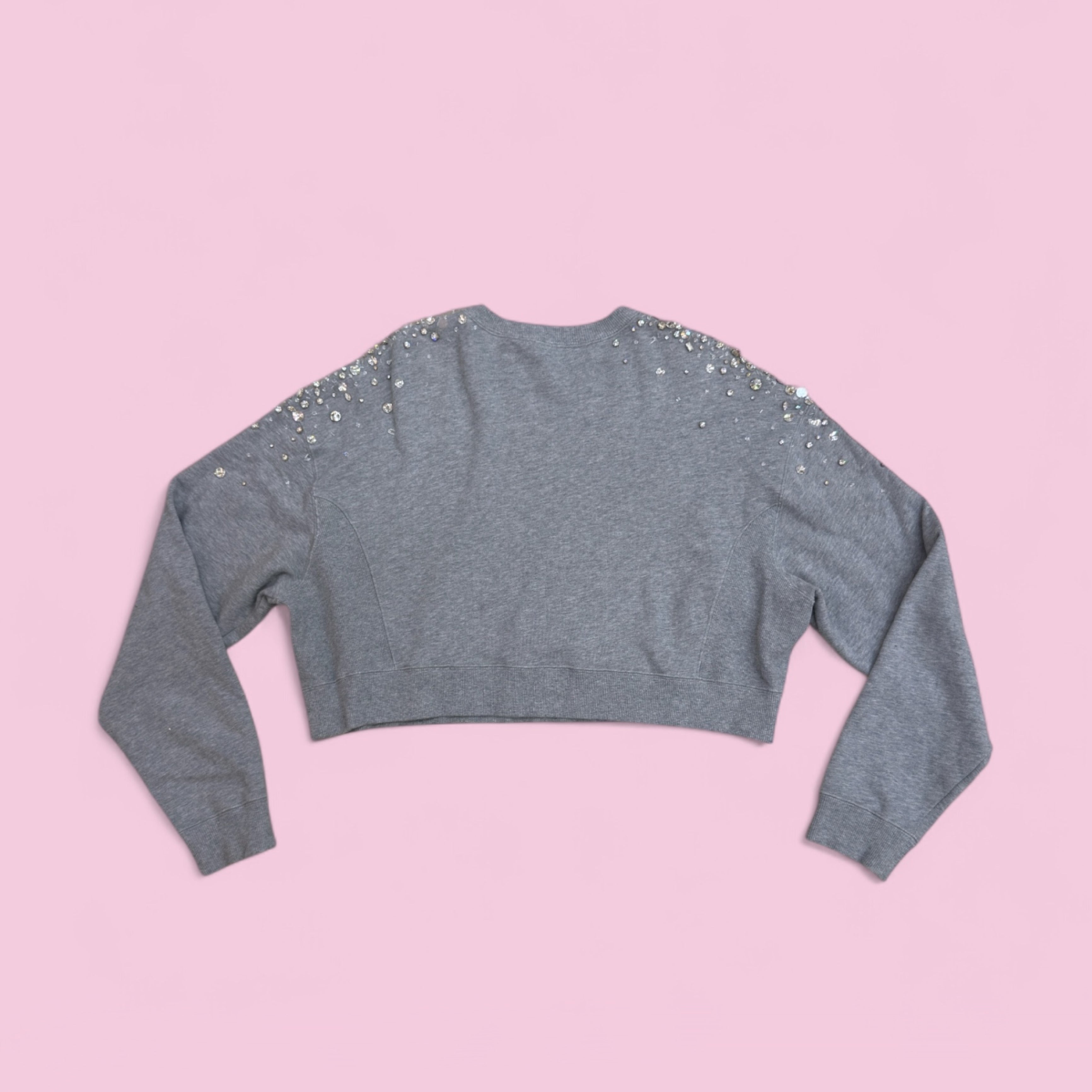 miumiu club studded sweatshirt
