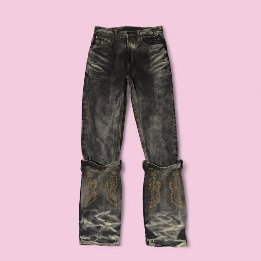 y/project cowboy cuff pants