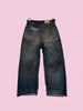 fw22 balenciaga mud wash skater denim