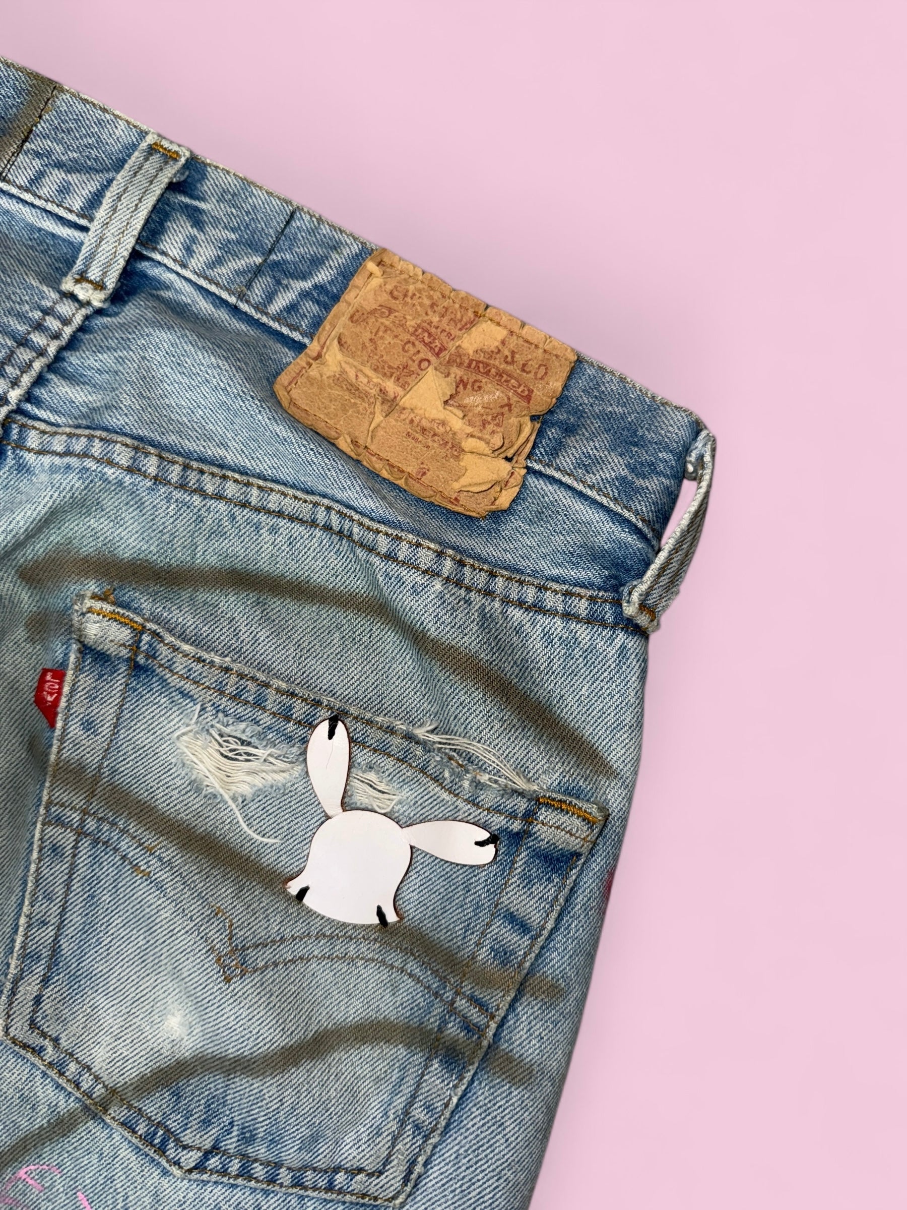 skoloct hand painted levis