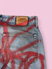 skoloct hand painted levis