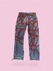 skoloct hand painted levis