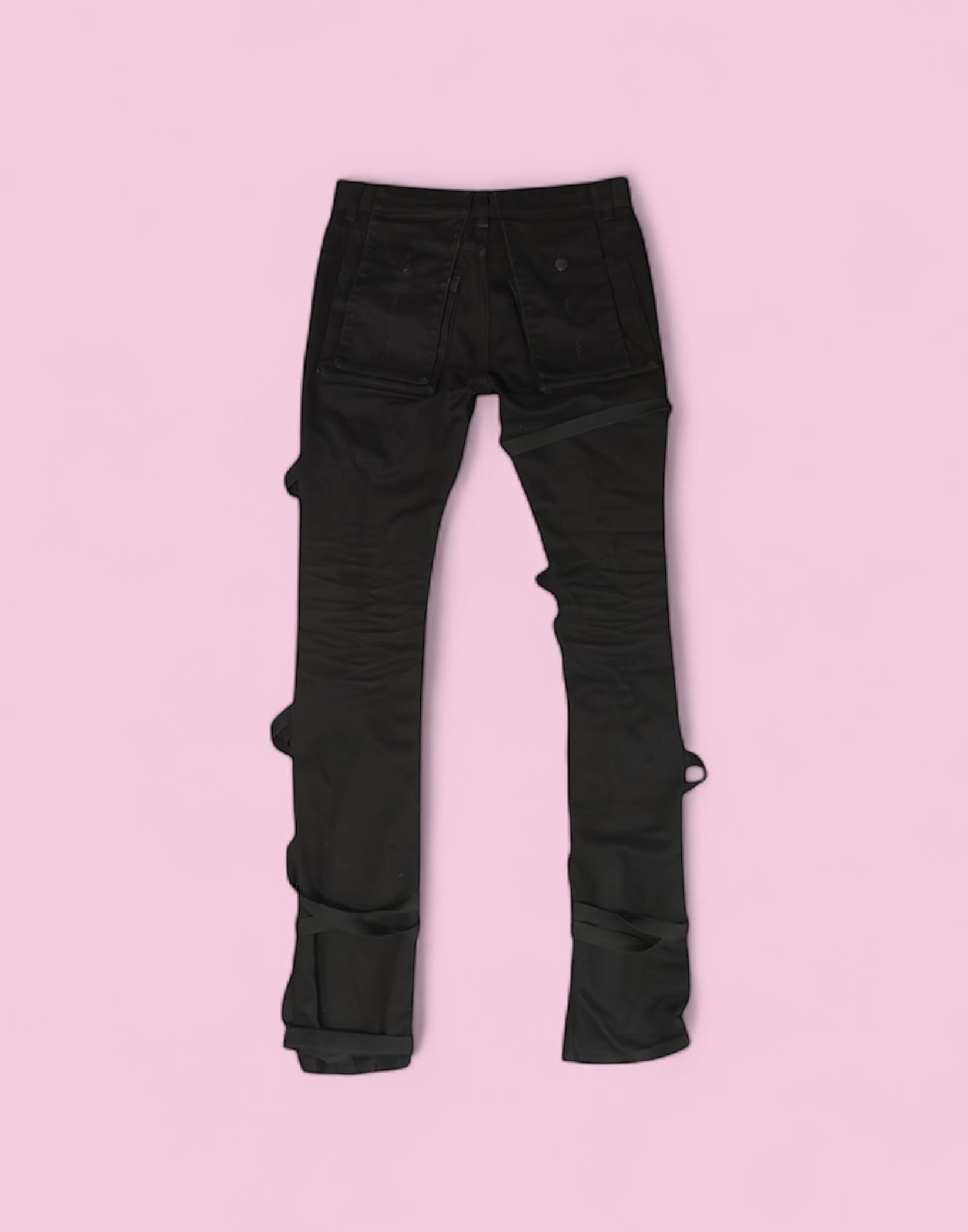 ss04 helmut lang sample bondage denim