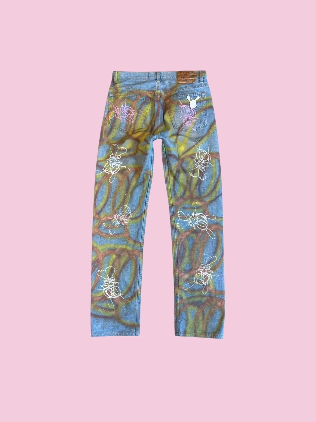 skoloct hand painted levis