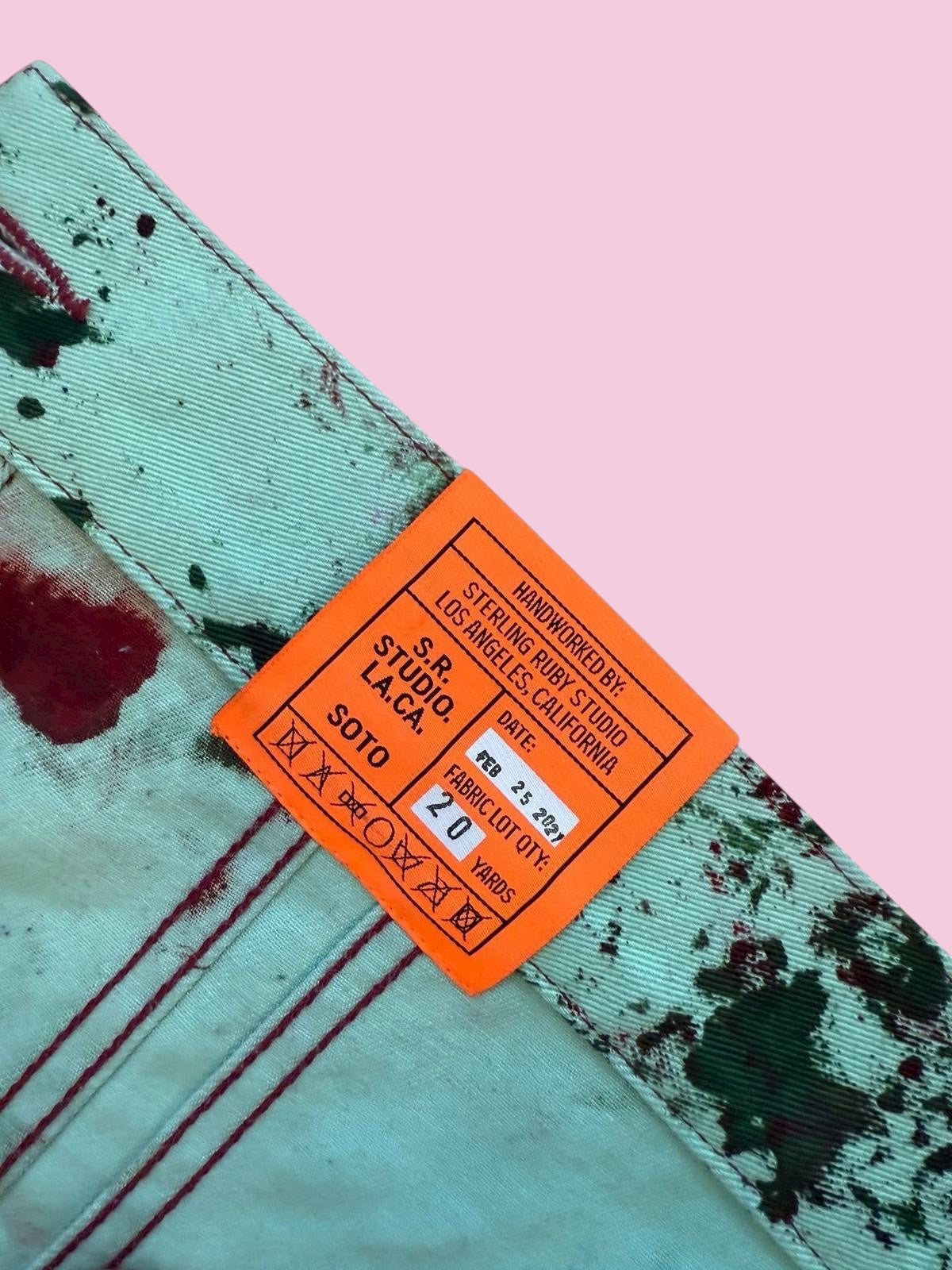 fw22 sterling ruby mint soto jacket