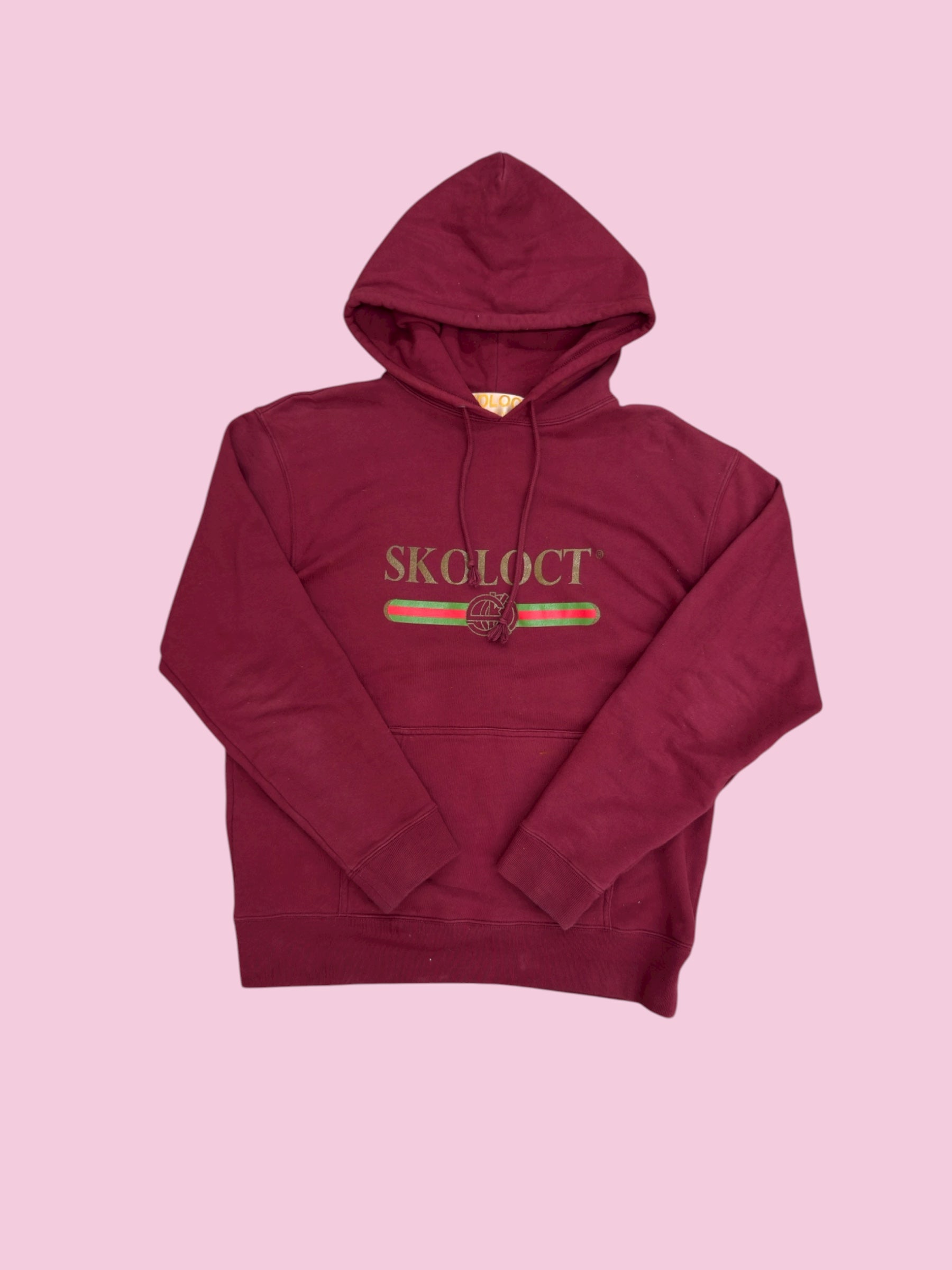 skoloct gucci logo hoodie