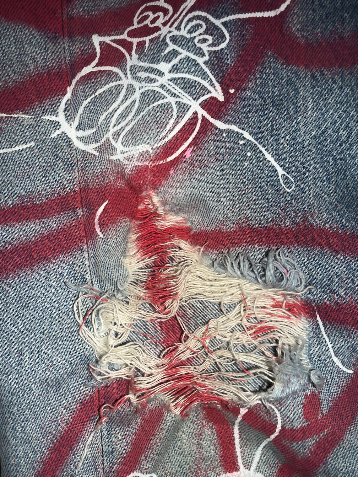 skoloct hand painted levis