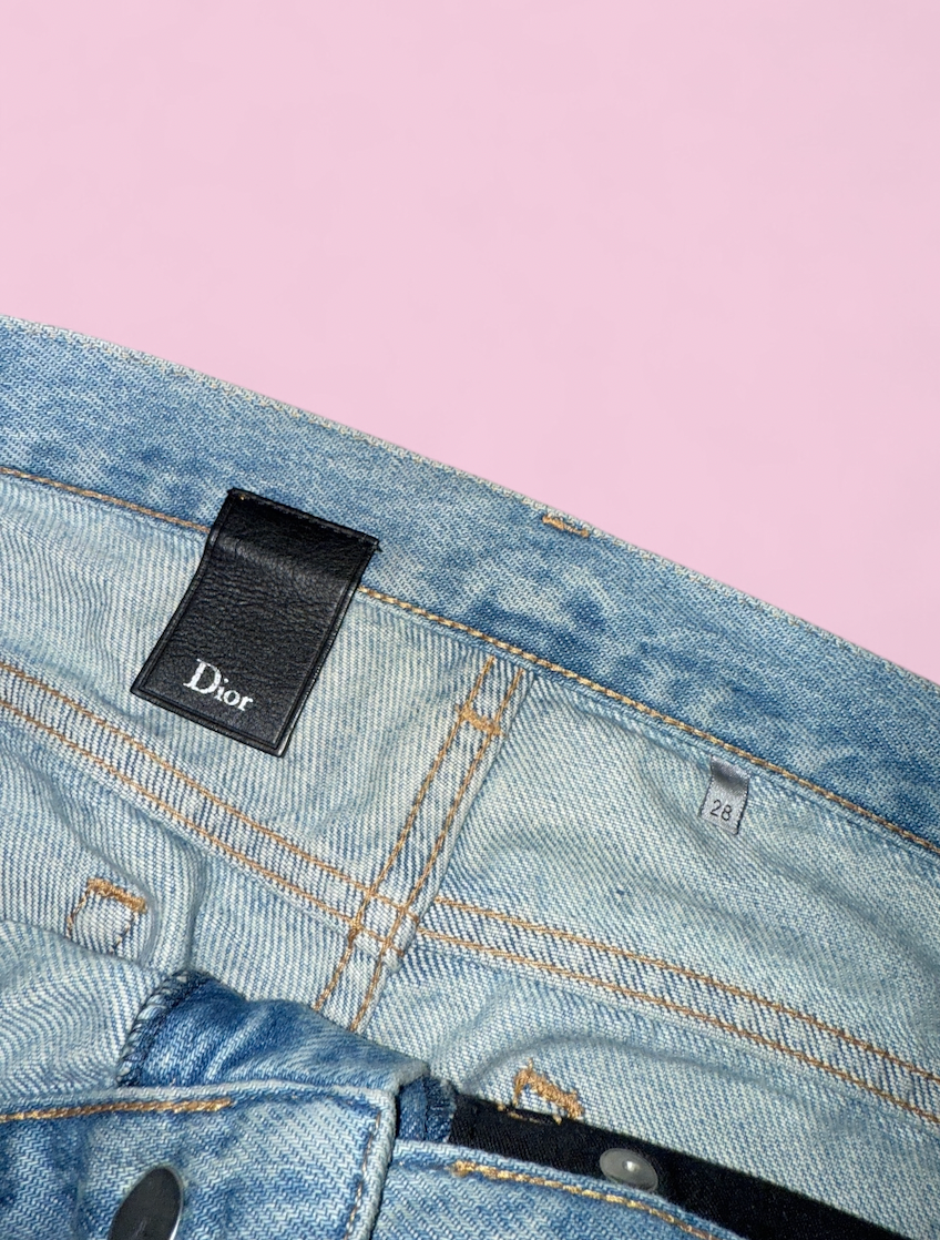 ss15 dior script denim